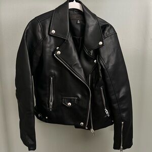 Blank NYC lack Leather Biker Jacket